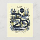 ¡Feliz 20 cumpleaños! Postkarte (Vorderseite)