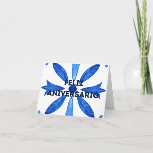 Feliz Aniversário, portugiesischer Geburtstag Karte