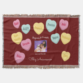 Felíz Aniversario Red Te Amo Papacito Anpassbar Decke