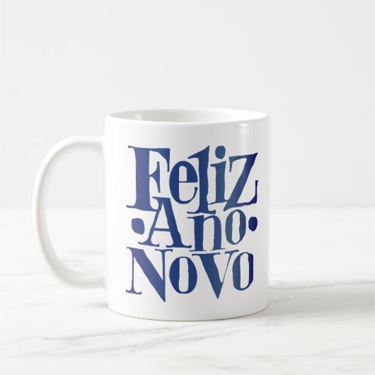 Feliz Ano Novo Kaffeetasse (Links)