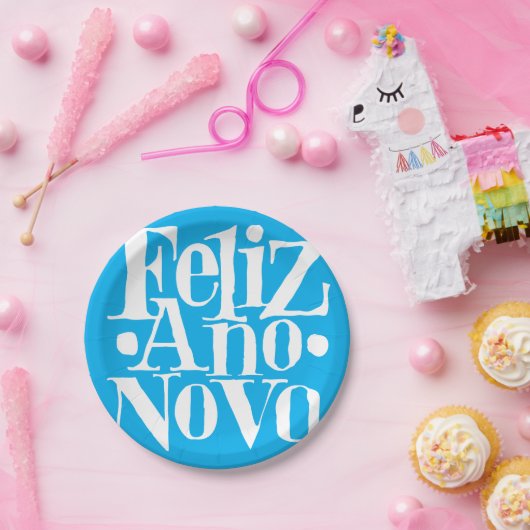 Feliz Ano Novo Pappteller (Party)