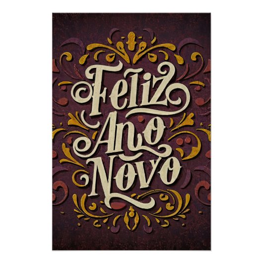 Feliz Ano Novo Poster (Vorderseite)