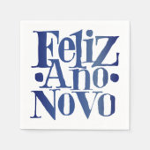 Feliz Ano Novo Serviette (Vorderseite)