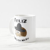 Feliz Cinco De Mayo Igel Kaffeetasse (Vorderseite Links)