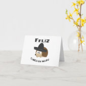 Feliz Cinco De Mayo - Igel Karte (Gelbe Blume)