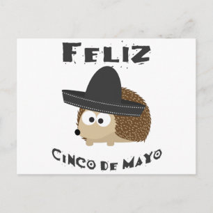 Feliz Cinco De Mayo Igel Postkarte