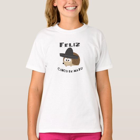 Feliz Cinco De Mayo Igel T-Shirt (Vorderseite)