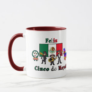 Feliz Cinco de Mayo! Illustration des Cartoon Tasse