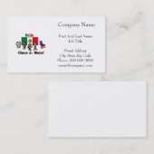 Feliz Cinco de Mayo! Illustration des Cartoon Visitenkarte (Vorne/Hinten)