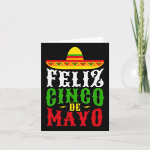 Feliz Cinco De Mayo Mexiko Festival Party Karte
