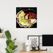 Feliz Cinco de Mayo Print Poster (Heimbüro)