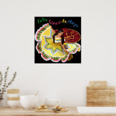 Feliz Cinco de Mayo Print Poster (Küche)