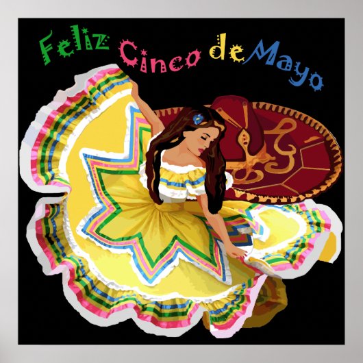 Feliz Cinco de Mayo Print Poster (Vorne)