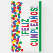 Feliz Cumpleaños alles Gute zum Geburtstag Banner (Vertikal)