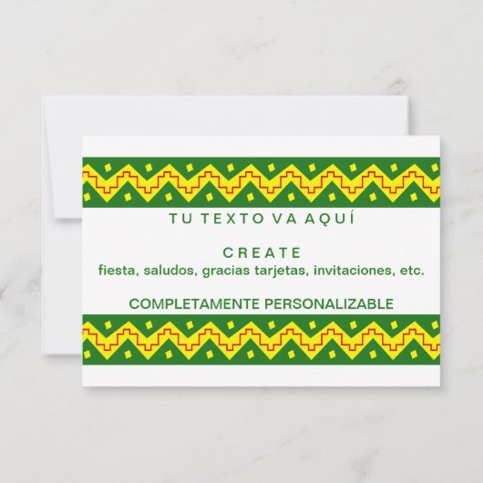 Feliz cumpleanos arriba einladung (Rückseite)