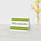 Feliz cumpleanos arriba karte (Gelbe Blume)