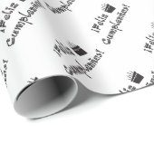 feliz cumpleanos arriba Kuchen Geschenkpapier (Rolleneckpunkt)