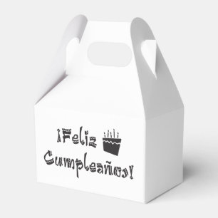 feliz cumpleanos arriba Kuchen Geschenkschachtel