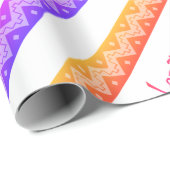 Feliz cumpleanos arriba Packpapier (Rolleneckpunkt)