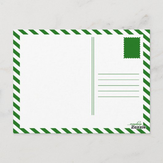 Feliz cumpleanos arriba postkarte (Rückseite)