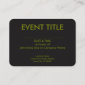 Feliz cumpleanos arriba visitenkarte (Rückseite)