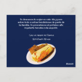 Feliz Cumpleaños bis el Comelón de Tamales Postkarte (Rückseite)