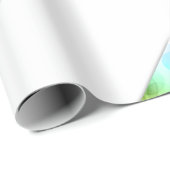 Feliz cumpleanos-Bokeh Geschenkpapier (Rolleneckpunkt)
