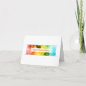 Feliz cumpleanos-Bokeh Karte (Vorderseite)