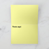 Feliz Cumpleaños ein MI Tía - rosa Blume Karte (Innenseite)