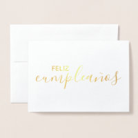 Feliz Cumpleaños Elegantes Spanisches Glück Geburt