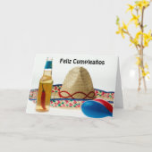 FELIZ CUMPLEANOS-FAPPY BIRTHDAY SPANISH KARTE (Gelbe Blume)