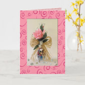 Feliz Cumpleaños Femenino Karte (Gelbe Blume)