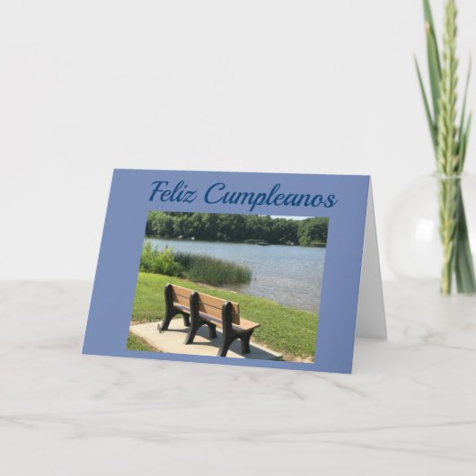 **FELIZ CUMPLEANOS**-FREUNDLICHER GEBURTSTAG SPANI KARTE (Vorderseite)