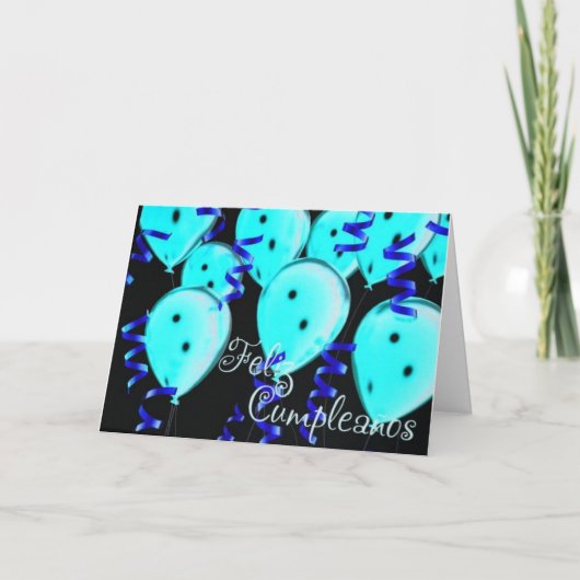 **FELIZ CUMPLEANOS**-FREUNDLICHER GEBURTSTAG SPANI KARTE (Vorderseite)