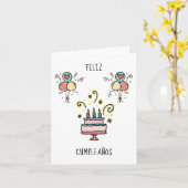 Feliz Cumpleaños | Happy Birthday Karte (Gelbe Blume)
