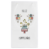 Feliz Cumpleaños | Happy Birthday Kleine Geschenktüte (Rückseite)
