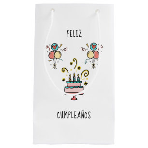 Feliz Cumpleaños Happy Birthday Kleine Geschenktüte