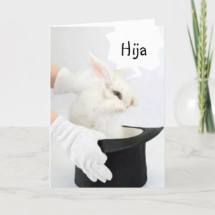 FELIZ CUMPLEANOS HIJA-GLÜCKLICH BIRTHTAGDAUGHER KARTE