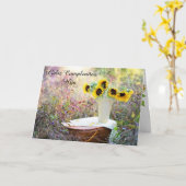 Feliz Cumpleaños Hija Sunflower Card Karte (Gelbe Blume)