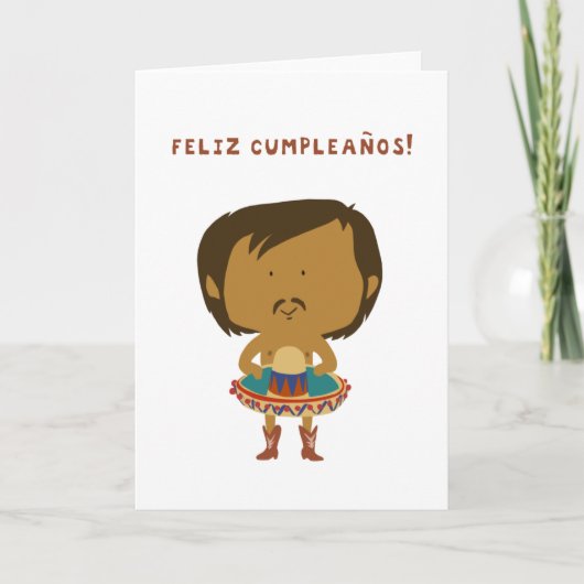 Feliz Cumpleanos! Karte (Vorderseite)