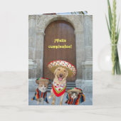 ¡Feliz cumpleaños! Karte (Vorderseite)