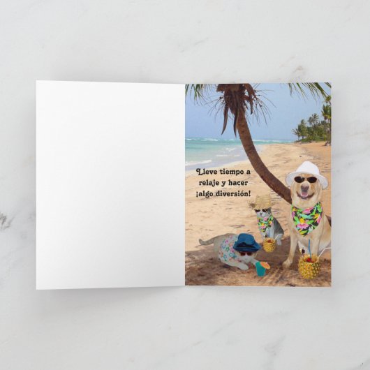 ¡Feliz cumpleaños! Karte (Innenseite)