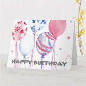 FELIZ CUMPLEAÑOS KARTE (Gelbe Blume)