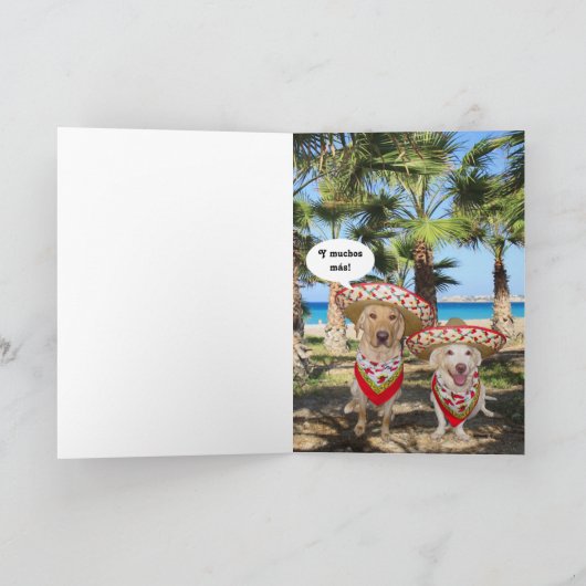 ¡ Feliz cumpleaños! Karte (Innenseite)