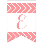 Feliz Cumpleaños - Korallenfarbenbuntflagge Wimpelkette (Zweite Fahne)