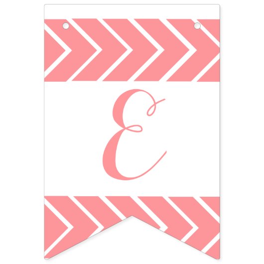 Feliz Cumpleaños - Korallenfarbenbuntflagge Wimpelkette (Zweite Fahne)