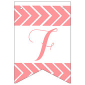 Feliz Cumpleaños - Korallenfarbenbuntflagge Wimpelkette (Erste Fahne)