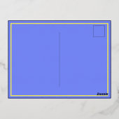 ¡Feliz cumpleaños! Kroneneinladung Postkarte (Rückseite)