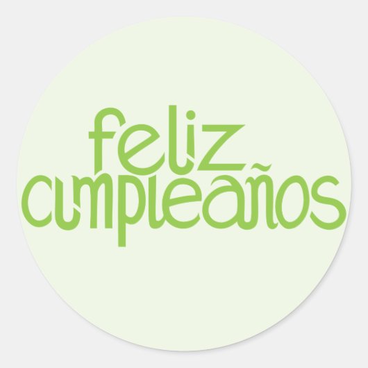 Feliz Cumpleaños Limon Sticker (Vorderseite)