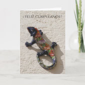 Feliz cumpleaños lizit karte (Vorderseite)